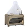 Kidilo Foldable Baby Crib travel cot baby Cosleeper bed with mosquito net and musical toys