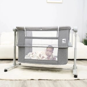 Cool baby 4 in 1 bedside Cosleeper/Swing Baby Cradle Bed With A Mosquito Net