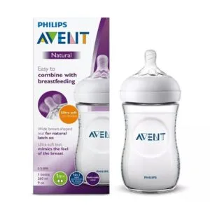 Philips Avent glass bottle Natural 240 ml- Age 2 month and above