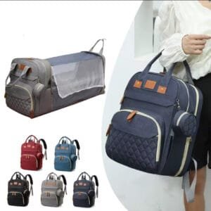Multifunctional Baby Bed & Bag backpack With Mosquito Net
