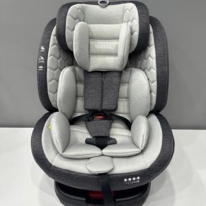 Burbay premium ISOFIX 360 Rotation I-Size baby Car Seat Group 0/1/2/3 | 40-150 cm | Isofix and Top Tether | Birth to 12 Years (0-36 kg)AG 111