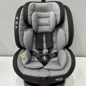 Burbay premium ISOFIX 360 Rotation I-Size baby Car Seat Group 0/1/2/3 | 40-150 cm | Isofix and Top Tether | Birth to 12 Years (0-36 kg)AG 111