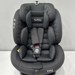 Burbay premium ISOFIX 360 Rotation I-Size baby Car Seat Group 0/1/2/3 | 40-150 cm | Isofix and Top Tether | Birth to 12 Years (0-36 kg)AG 111