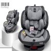 Burbay premium ISOFIX 360 Rotation I-Size baby Car Seat Group 0/1/2/3 | 40-150 cm | Isofix and Top Tether | Birth to 12 Years (0-36 kg)AG 111