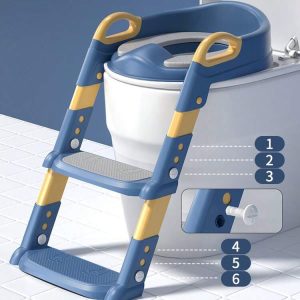 2-in-1 height adjustable Step Ladder potty Toilet Training