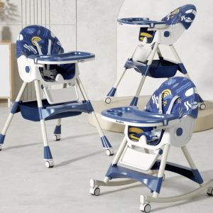4 in 1 kidilo strong foldable Baby High Chair,Foldable Portable baby feeding Chair/ dining chair (weight limit- 50 kgs)