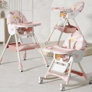 4 in 1 kidilo strong foldable Baby High Chair,Foldable Portable baby feeding Chair/ dining chair (weight limit- 50 kgs)