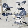 4 in 1 kidilo strong foldable Baby High Chair,Foldable Portable baby feeding Chair/ dining chair (weight limit- 50 kgs)