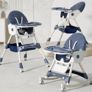 4 in 1 kidilo strong foldable Baby High Chair,Foldable Portable baby feeding Chair/ dining chair (weight limit- 50 kgs)