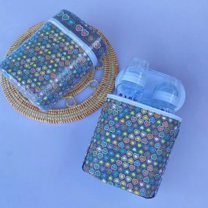 Insulated Bottle Warmer With A Pair Of Feeding Bottles