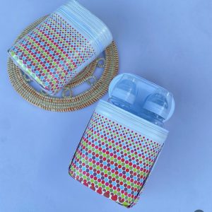 Insulated Bottle Warmer With A Pair Of Feeding Bottles