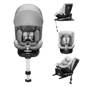 Welldon isofix baby car seat with 360 degree rotation, sun shade protection, side impact airbags and support leg Smart Rotate 2 Pro I-size 40-150 cm (0-12 Years)