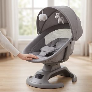 Mastela multi motion 3D electric baby Swing with 360 degree rotation. 0-36 MONTHS – Premium 3-in-1 multi-motion Baby Rocker and seat