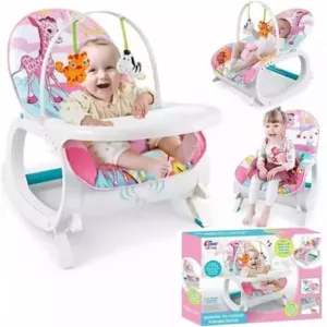 2 in 1 Baby Rocker/Dining set (0-3 years) - Pink