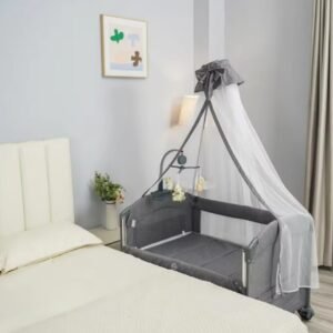Baby co-sleeper Playpen With Infant Changing Station And Mosquito Net