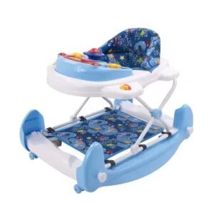 Foldable Walker/Rocker- Blue