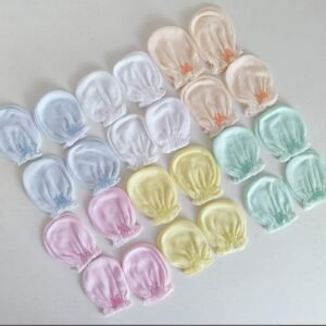 Newborn cotton baby Mittns- 2 pcs