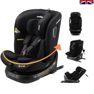 Jovikids ISOFIX Car Seat RANGER 360Â° for 40-150cm Kids Group 0+1/2/3 WDCS001 Black Age- Newborn to 12 Years