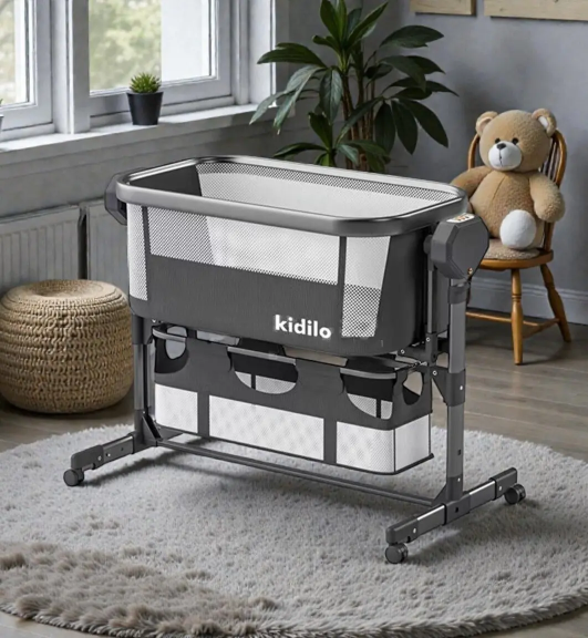 Kidilo 4 in 1 electric bedside Cosleeper/Swing Baby Cradle Bed With A Mosquito Net and overhead toys, remote control and music lullabies Kidilo 4 in 1 electric bedside Cosleeper/Swing Baby Cradle Bed With A Mosquito Net and overhead toys, remote control and music lullabies