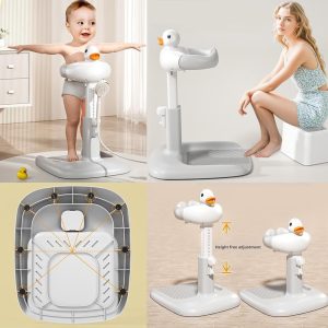 Baby bath support stand- antislip and ergonomic design