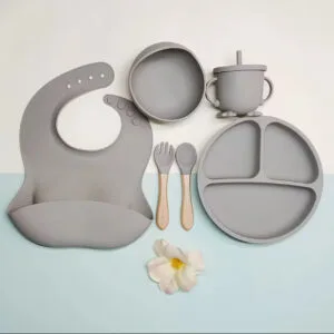 Complete Food-Grade Silicone Baby Weaning Set