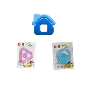 Infant Silicone Teether to Soothe Teething Baby Gums, Bpa Free, Odourless, Easy to Grip for Babies, Bright & Multicolour,3M+