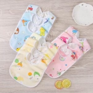Baby waterproof feeding/ drool bibs ( set of 3)