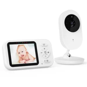 2.8" Baby Monitor with Camera and Audio, Portable Baby Camera Monitor with Night Vision, VOX, Two-Way Talk, 6 Lullabies, Temperature Sensor, Plug and Play, for Travel