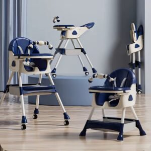 Baby Feeding chair and table 2 in 1 Multifunctional with removable toy bar