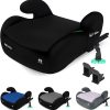 Child Booster Seat with ISOFIX, R129 i-Size 125-150cm Booster Seat with ISOFIX 125-150 cm Group 3 (WD020) Black Age- 4 Years to 12 Years