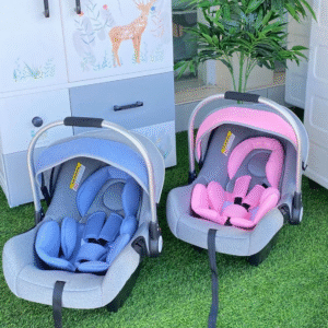 infant car seat/ Carry Cot with safety harness and sunroof