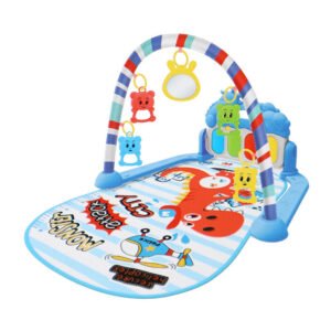 Comfort baby play mat with a musical piano gym