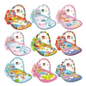 Comfort baby play mat with a musical piano gym