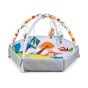 3 in 1 happy place baby playmat with hanging stuffed toys
