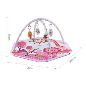 3 in 1 happy place baby playmat with hanging stuffed toys