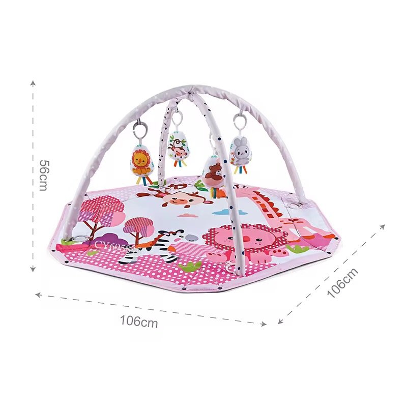 3 in 1 happy place baby playmat with hanging stuffed toys 3 in 1 happy place baby playmat with hanging stuffed toys