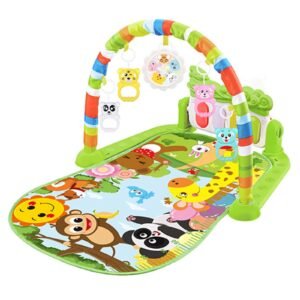Comfort baby play mat with a musical piano gym