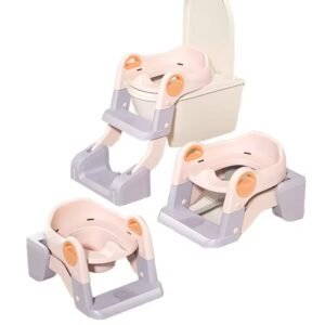 3-In-1 Toilet Potty Trainer Seat With A Ladder