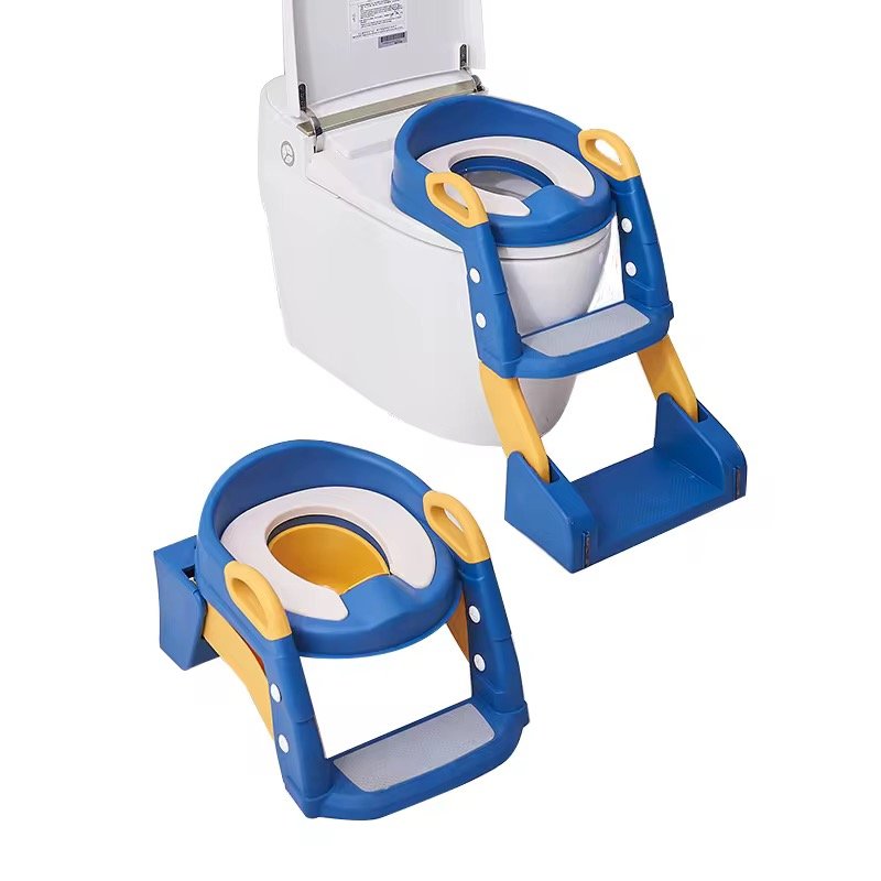 3-In-1 Toilet Potty Trainer Seat With A Ladder 3-In-1 Toilet Potty Trainer Seat With A Ladder
