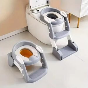 3-In-1 Toilet Potty Trainer Seat With A Ladder