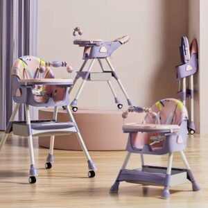 Baby Feeding chair and table 2 in 1 Multifunctional with removable toy bar
