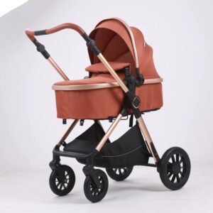 Newborn to toddler Baby Stroller bassinet with reversible handle( 0-18 kgs)