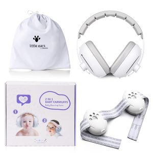 Baby Noise Reduction Ear Muff,Safety Hearing Ear Muff - Noise Cancelling Passive Adjustable Comfort, Portable Ear Muffs for Babies and Toddlers up to 48 months
