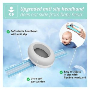 Baby Noise Reduction Ear Muff,Safety Hearing Ear Muff - Noise Cancelling Passive Adjustable Comfort, Portable Ear Muffs for Babies and Toddlers up to 48 months
