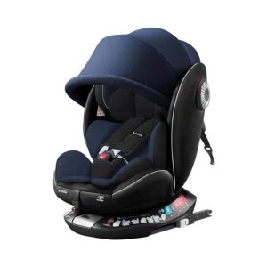 Premium Kidilo Car Seat Isofix Baby Car Seat with 360 degree rotation, sun shade and top teether (0-12 Years)