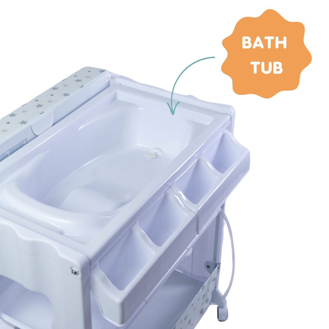Baby Bath and Changing Station With storage compartment( ideal from newborn to 2 years) Baby Bath and Changing Station With storage compartment( ideal from newborn to 2 years)