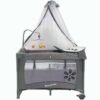 mama kids Baby Crib Travel Cot Cosleeper baby bed for Comfortable Travel, has stand mosquito net and musical toys