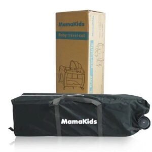 mama kids Baby Crib Travel Cot Cosleeper baby bed for Comfortable Travel, has stand mosquito net and musical toys