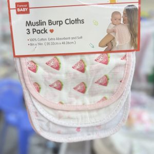 3pcs pack muslin Baby Burp Cloths ,Soft Absorbent