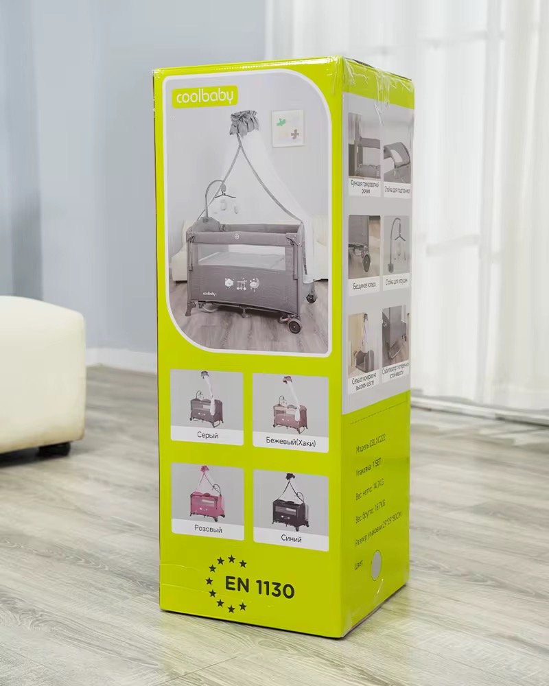 Foldable Baby Crib travel cot baby Cosleeper bed with rocking mode, mosquito net and musical toys Foldable Baby Crib travel cot baby Cosleeper bed with rocking mode, mosquito net and musical toys